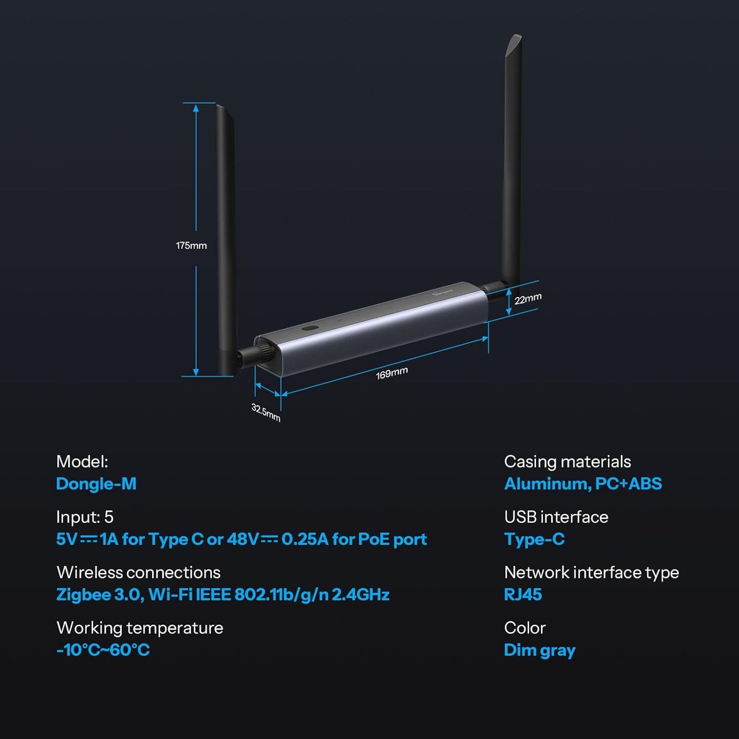 Sonoff Dongle Max – Zigbee & Thread-Gateway mit PoE, WLAN & USB