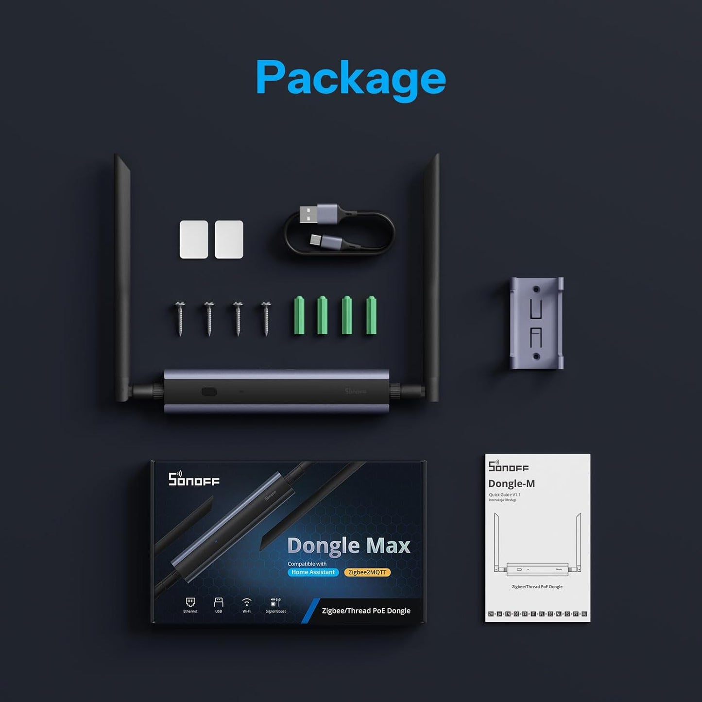 Sonoff Dongle Max – Zigbee & Thread-Gateway mit PoE, WLAN & USB