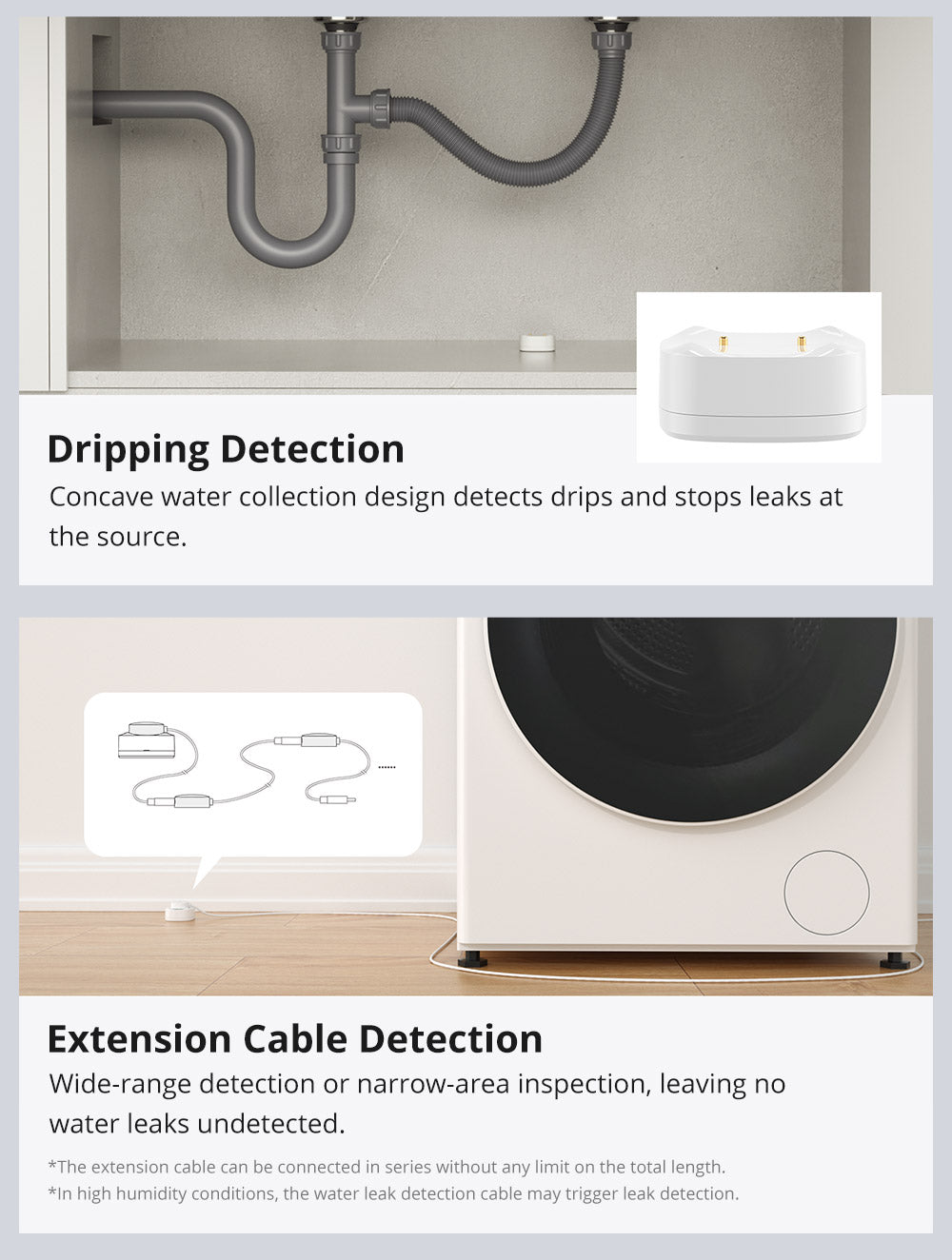 SONOFF SNZB-05P Zigbee 3.0 Wassermelder, Smart Home Wassersensor