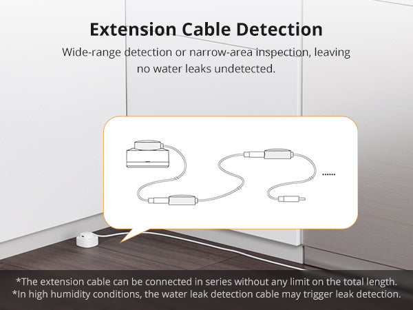 SONOFF SNZB-05P Zigbee 3.0 Water Detector, Smart Home Water Sensor