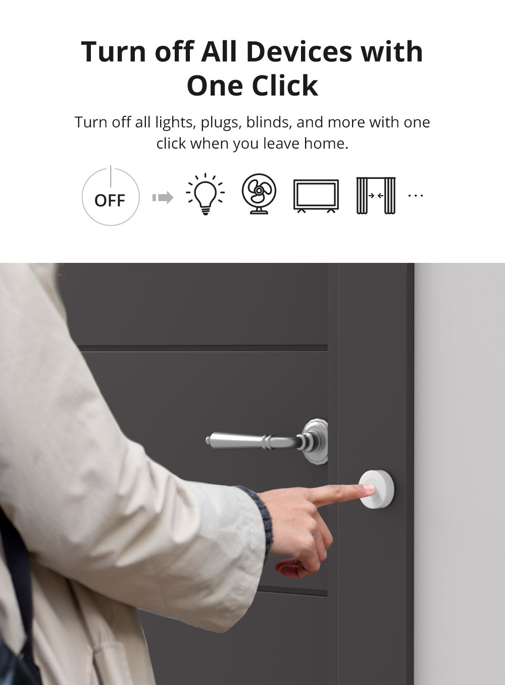 Smart Switch SNZB-01P, Zigbee 3.0, wireless