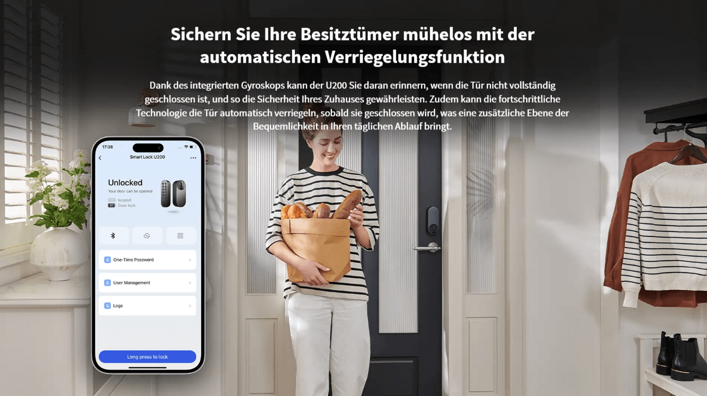 Aqara Smart Lock U200 Kit – inkl. Keypad