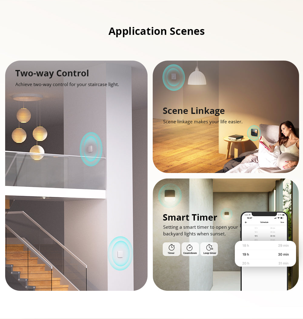 SONOFF Zigbee Smart Switch ZBMINIL2, kein Neutralleiter erforderlich!