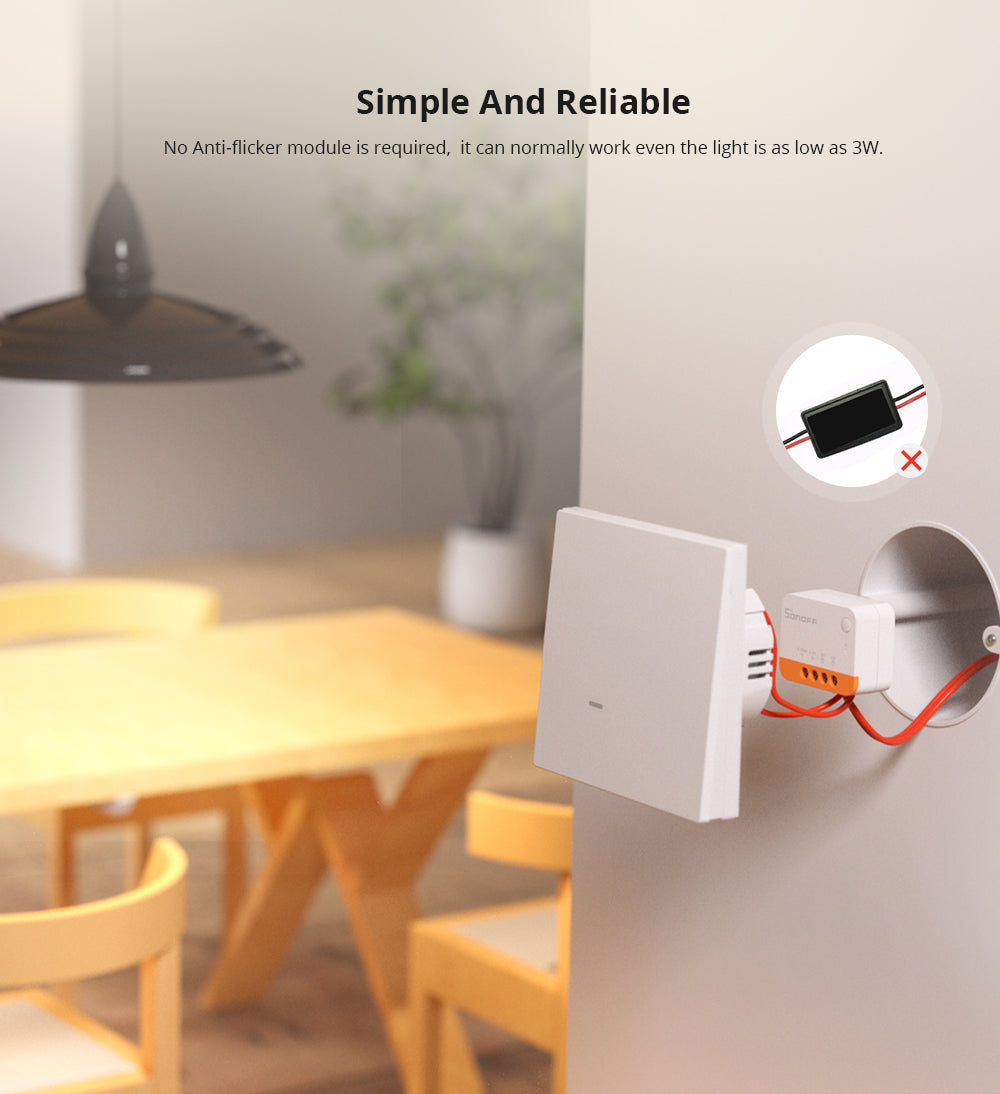 SONOFF Zigbee Smart Switch ZBMINIL2, kein Neutralleiter erforderlich!