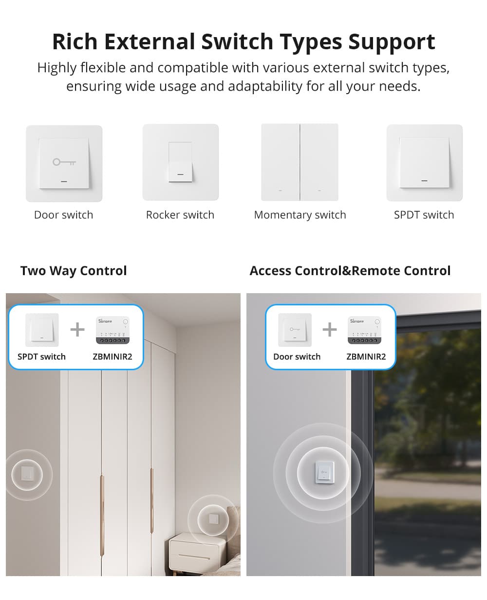 SONOFF ZBMINIR2 Zigbee Smart Switch