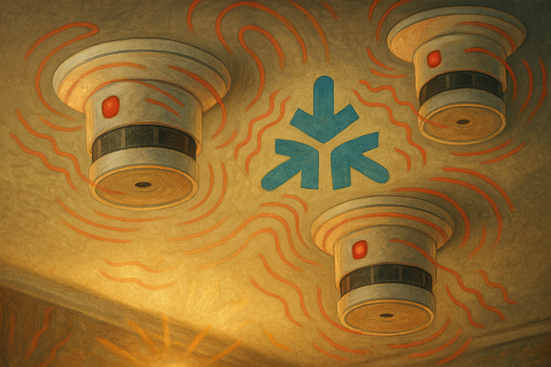 Matter-Rauchmelder mit Alarmgeber - So aktivierst Du den Alarm beim Rauchmelder Heiman HS1SA-M