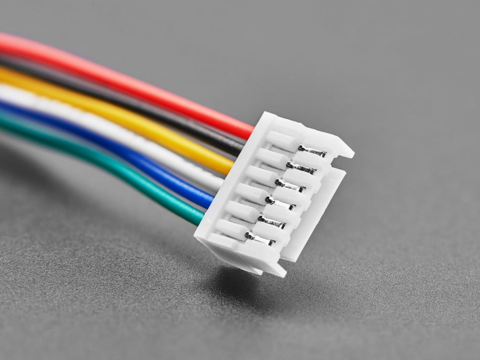 JST GH 1.25mm Pitch 6 Pin Cable - 100mm