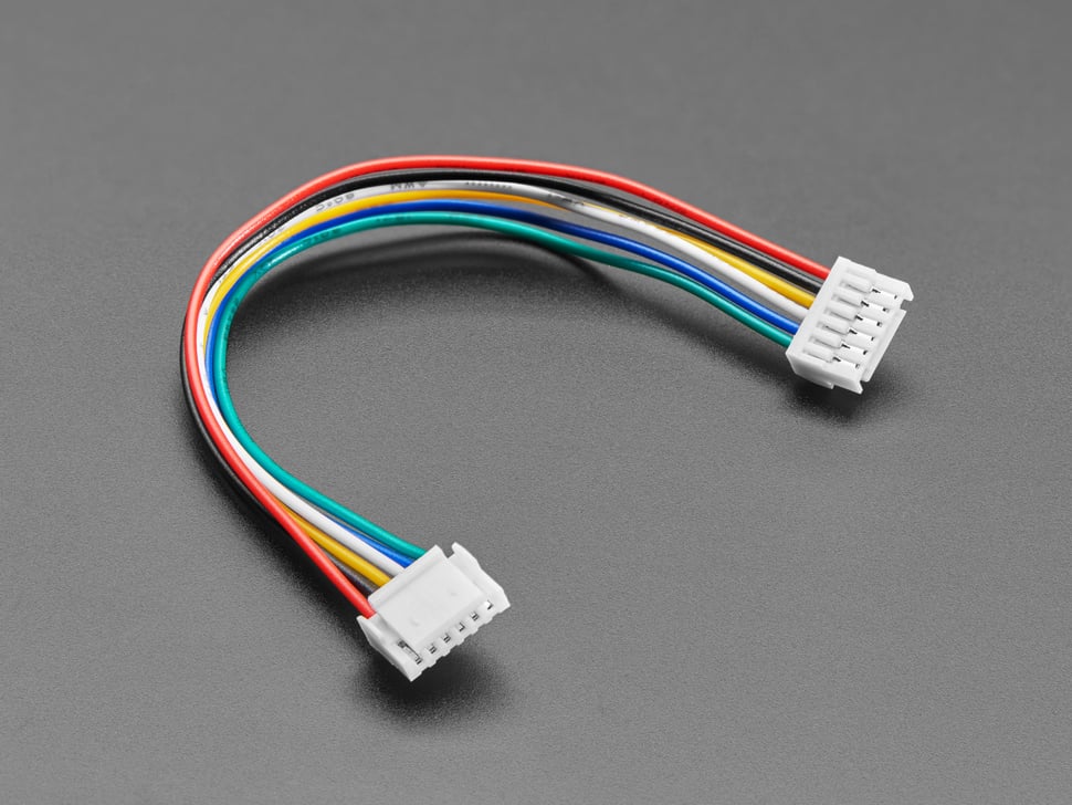 JST GH 1.25mm Pitch 6 Pin Cable - 100mm