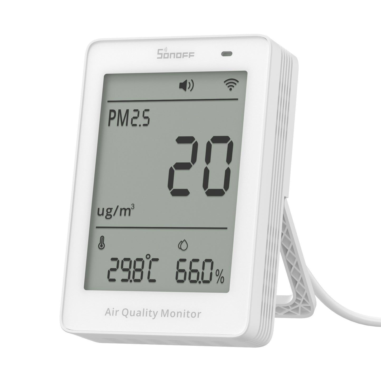 SONOFF AirGuard PM2.5/PM10 SAWF-07P – Matter Over Wi‑Fi Air Quality Monitor