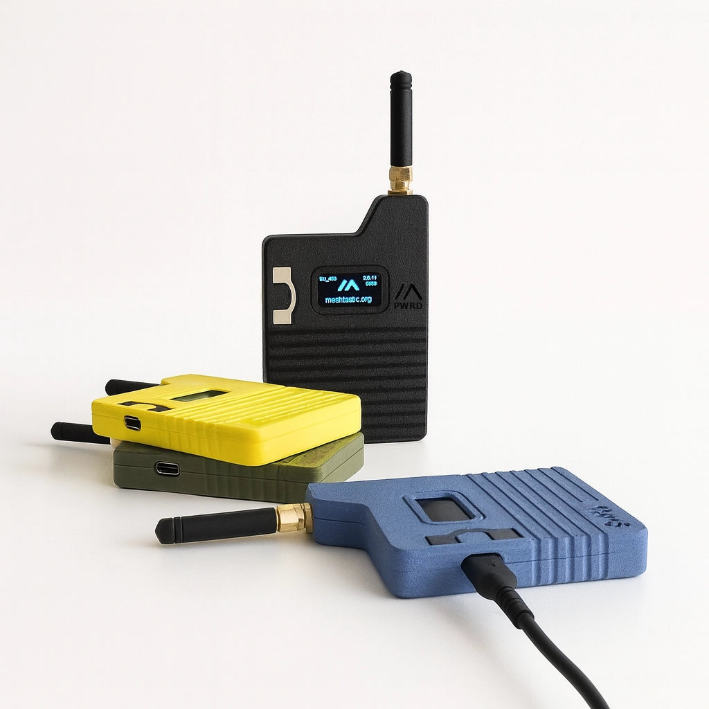Meshtastic Heltec V3 Node mit Slim-Gehäuse