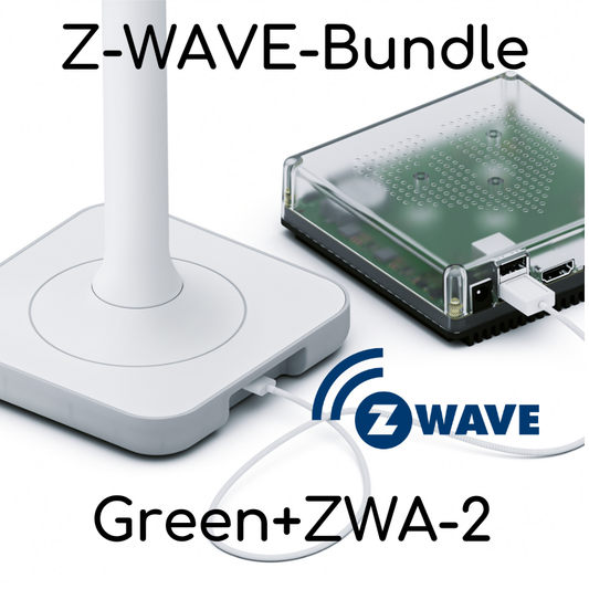 Bundle: Home Assistant Green + Z-Wave Antenne ZWA-2 – Perfekter Ersatz für Devolo Home Control