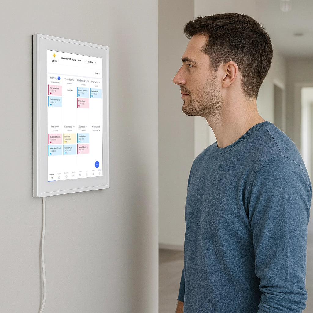Digitaler Familienkalender mit Wi-Fi-Sync