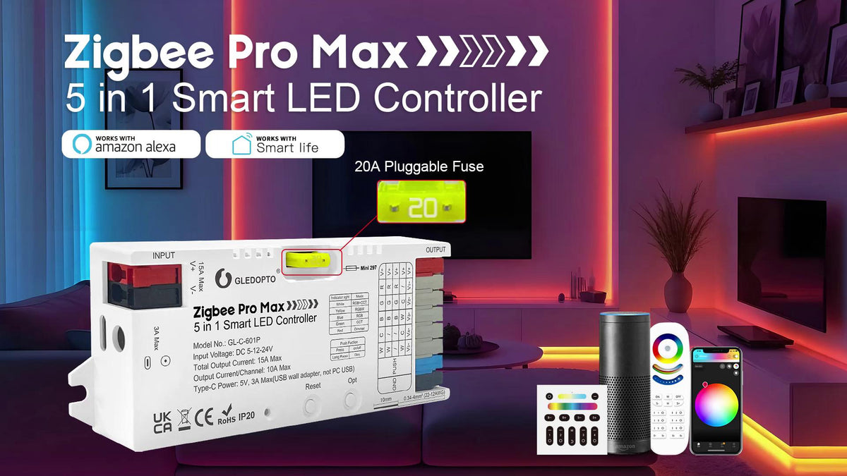 GLEDOPTO GL-C-601P Zigbee LED-Controller – Produktdetails