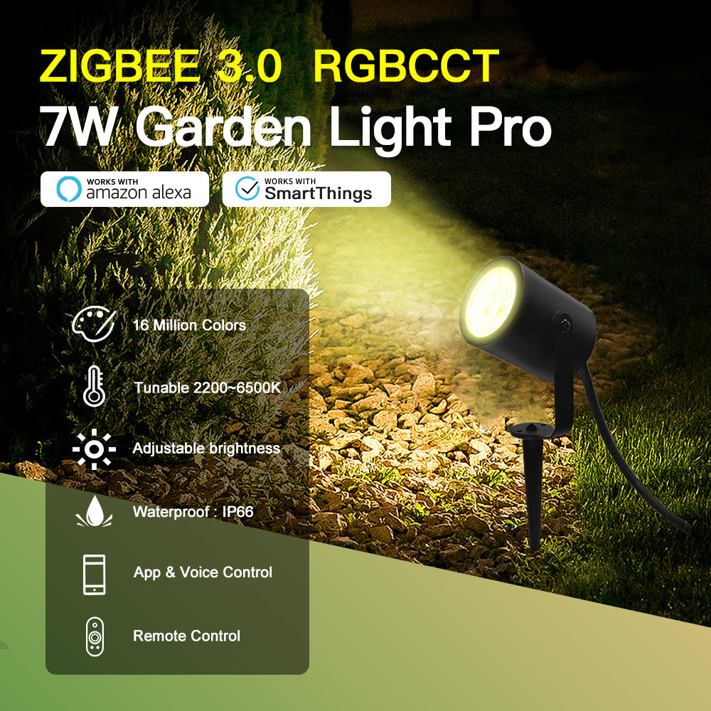 GLEDOPTO GL-G-004P Gartenstrahler im Außenbereich mit RGB+CCT und IP66