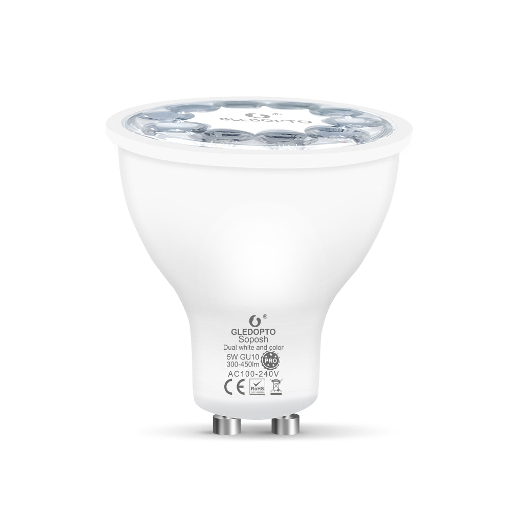GLEDOPTO GL-S-006P GU10 Zigbee RGB+CCT LED-Spot